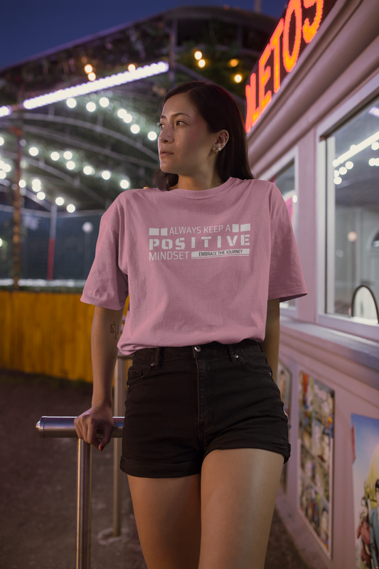 Positive Mindset - Terry Oversized Tshirts (Women)