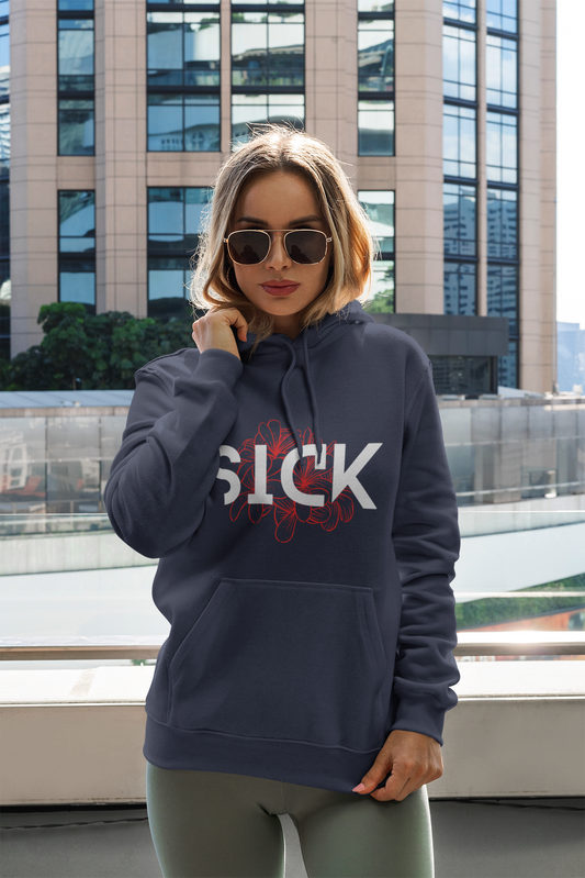 Sick - Unisex Oversized Hooded Sweatshirt (Women)