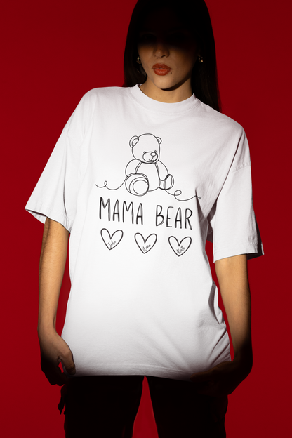 Mama Bear- Terry Oversized Tshirt (Women)