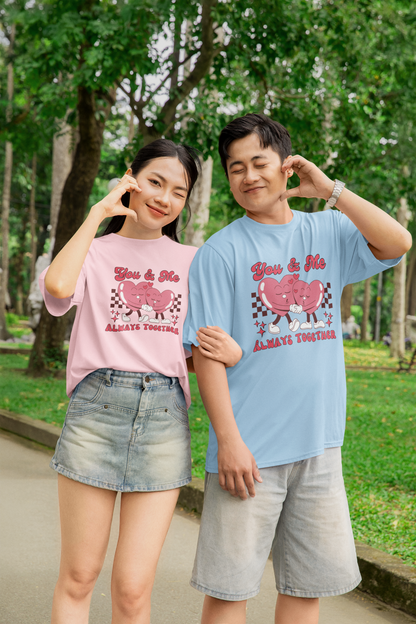 You and Me - Terry Oversized Tshirts