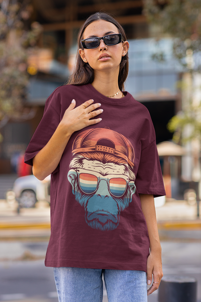 Cool Monkey - Terry Oversized Tshirt (Women)