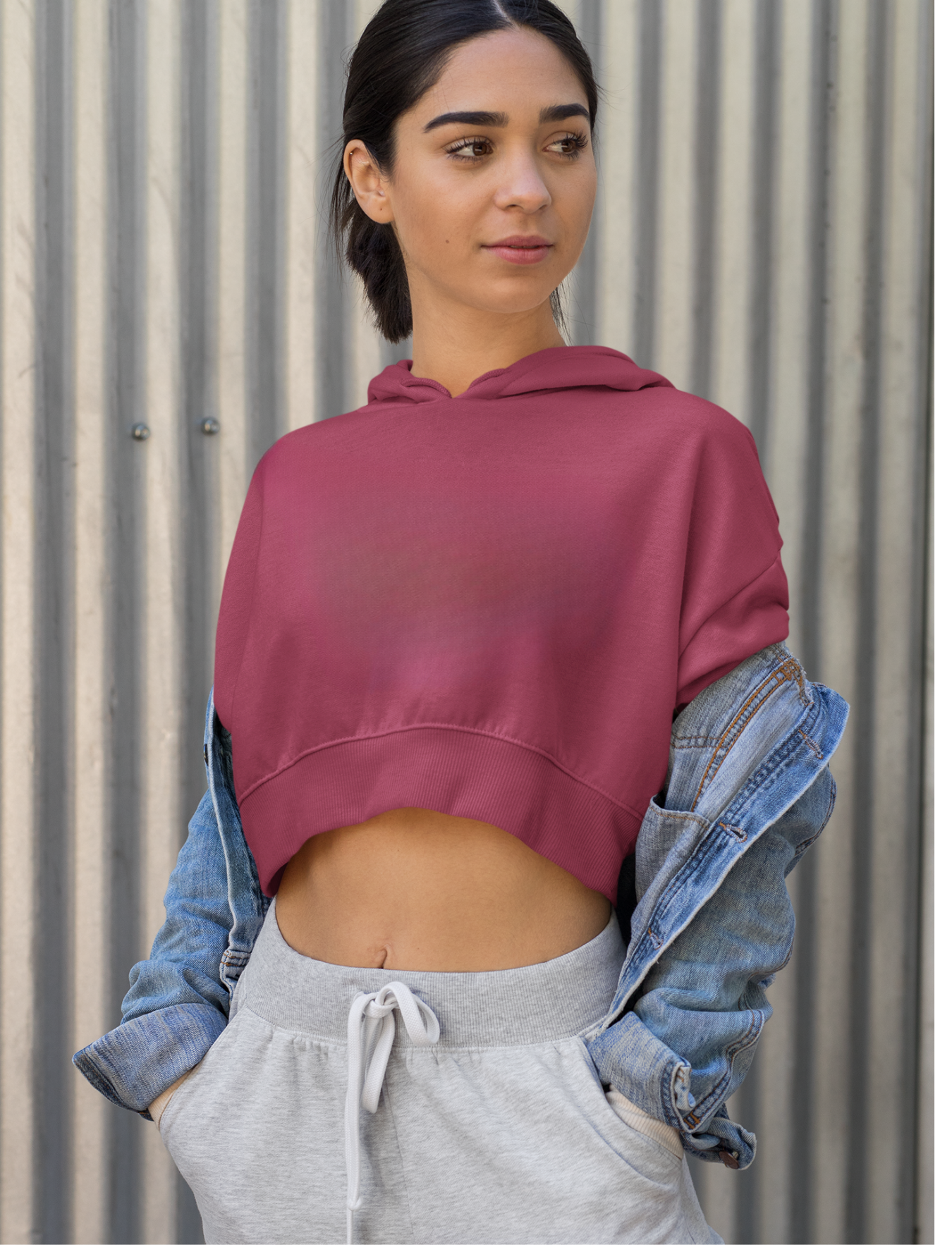 Premium Classic Crop Hoddies