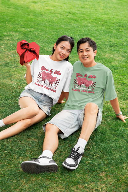 You and Me - Terry Oversized Tshirts