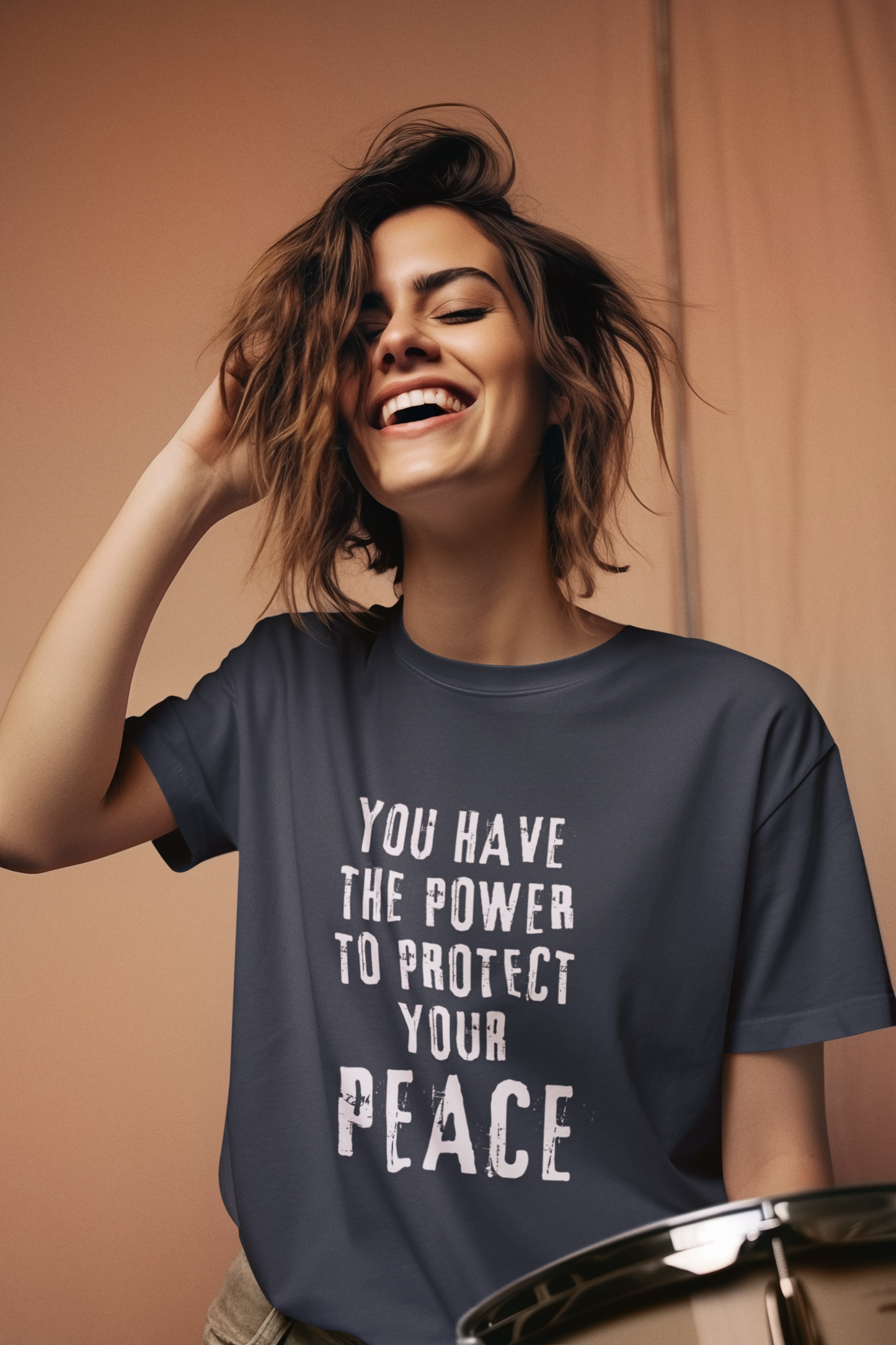 Peace - Terry Oversized Tshirts (Women)