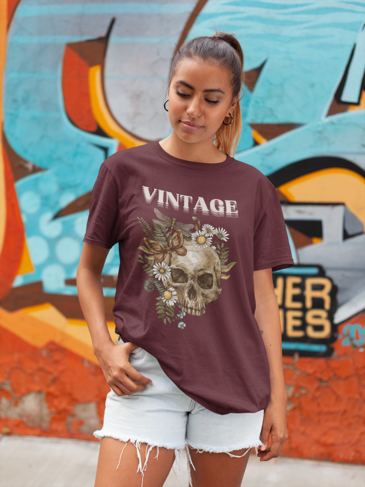 Brown Vintage - Oversized Tshirt